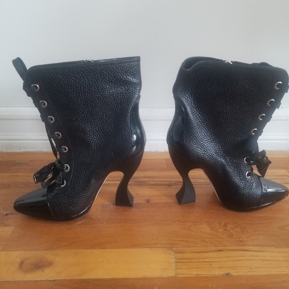 LOEWE Lace Up Boot - Black 41 - Picture 6 of 11